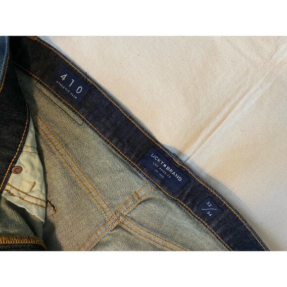 LUCKY BRAND JEANS 410 Athletic Fit 32x34 NEW WITH TAGS - Picture 10 of 15